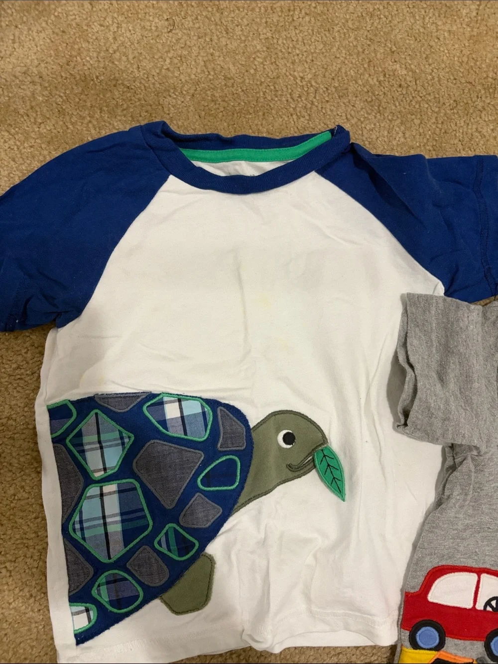 Gymboree 3T Toddler Graphic Tee Bundle - Cars, Turtle, Lobster, Traffic Light